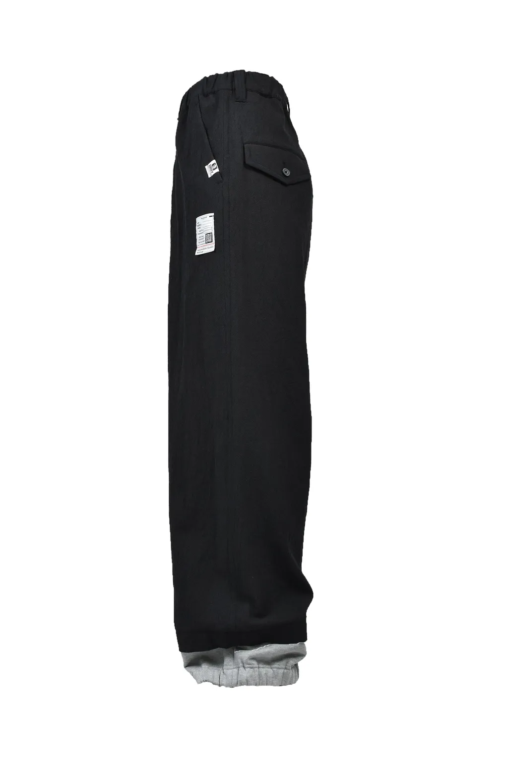 Bottom Layerd Trousers / Blk