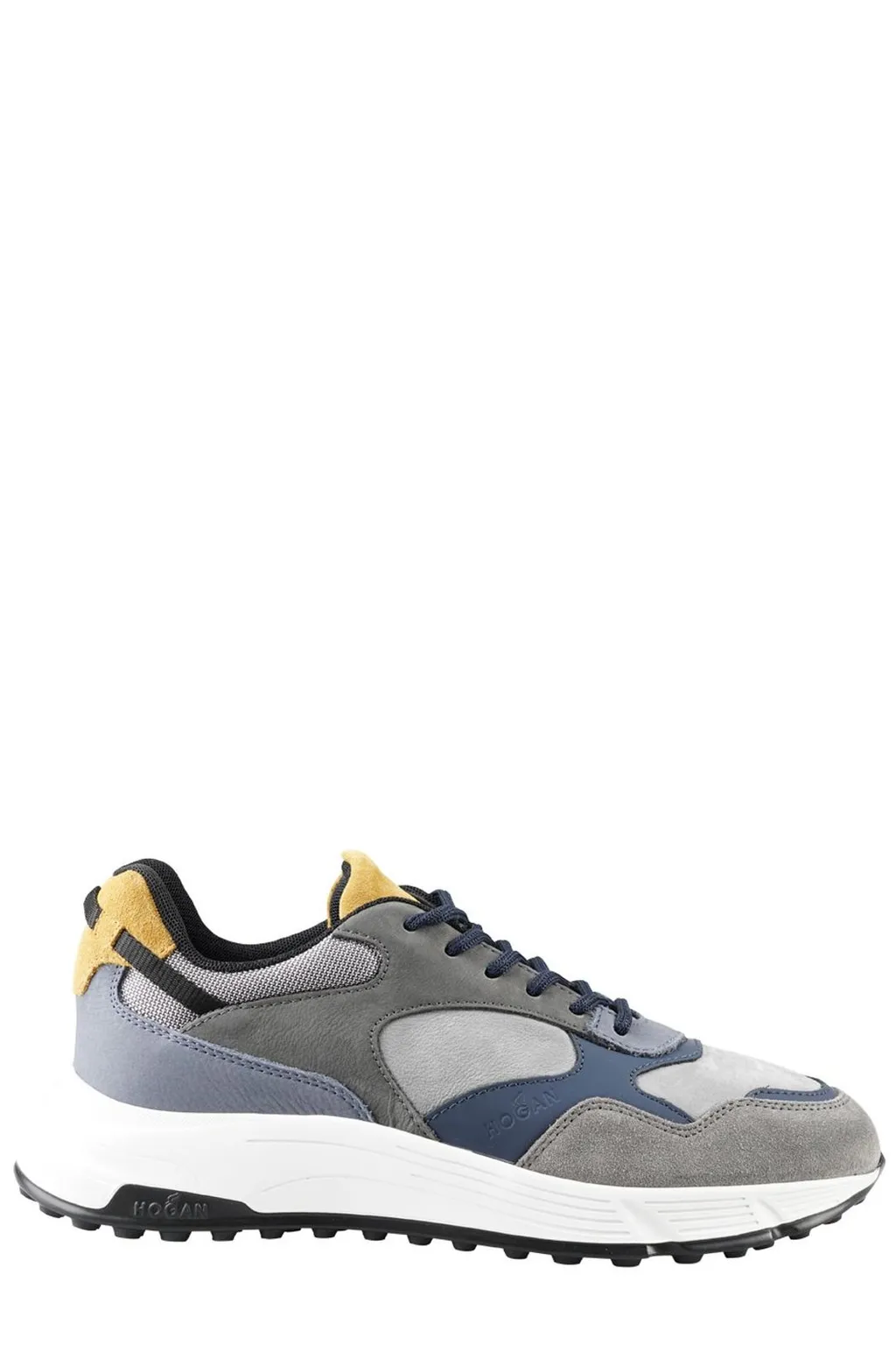 Hogan Panelled Lace-Up Sneakers