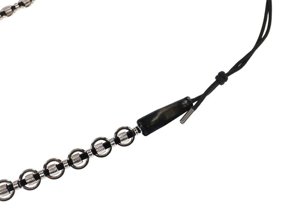 Ring Metal Phone Strap / Blk