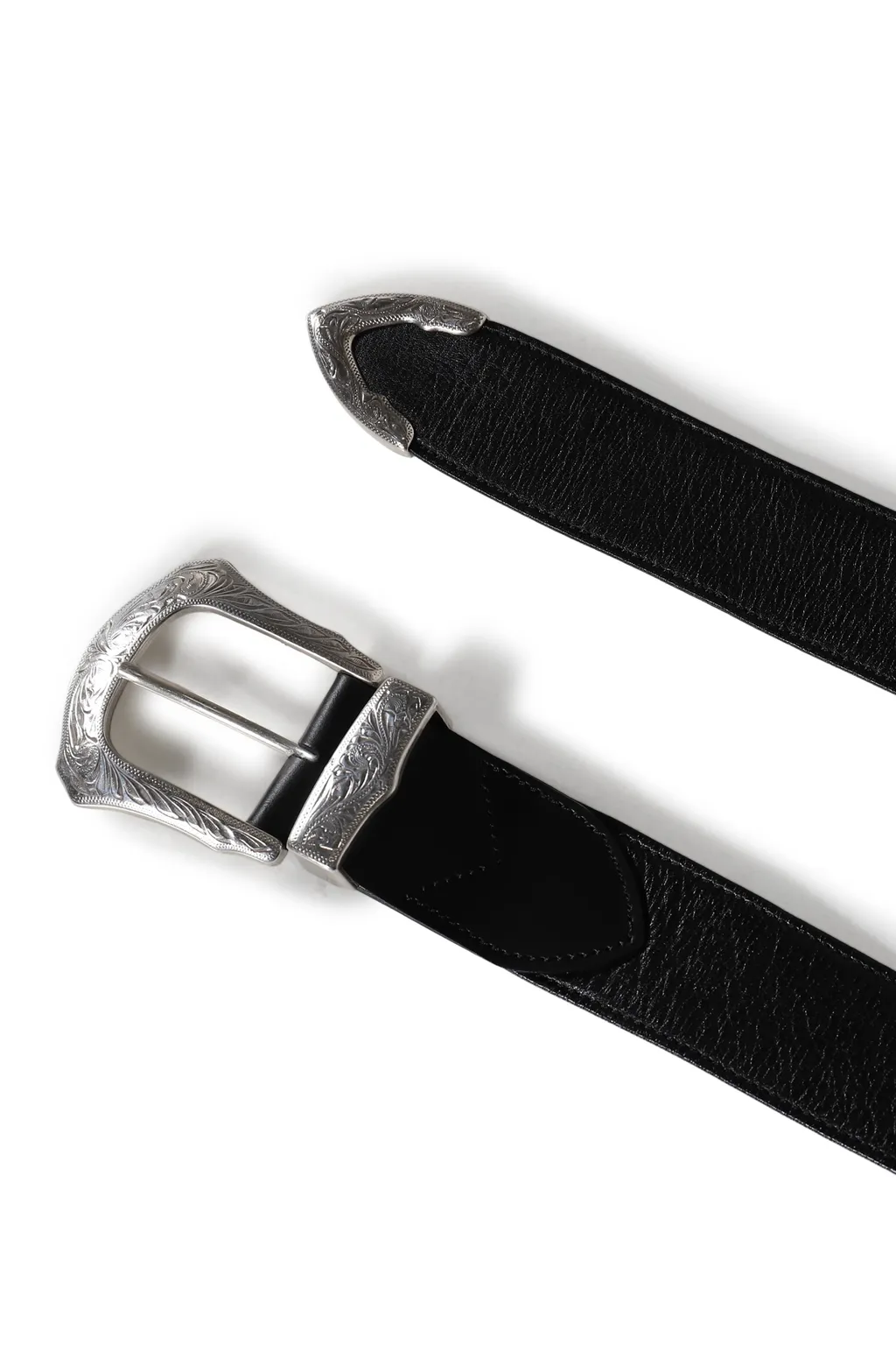 Buckle Wide Belt / Blk