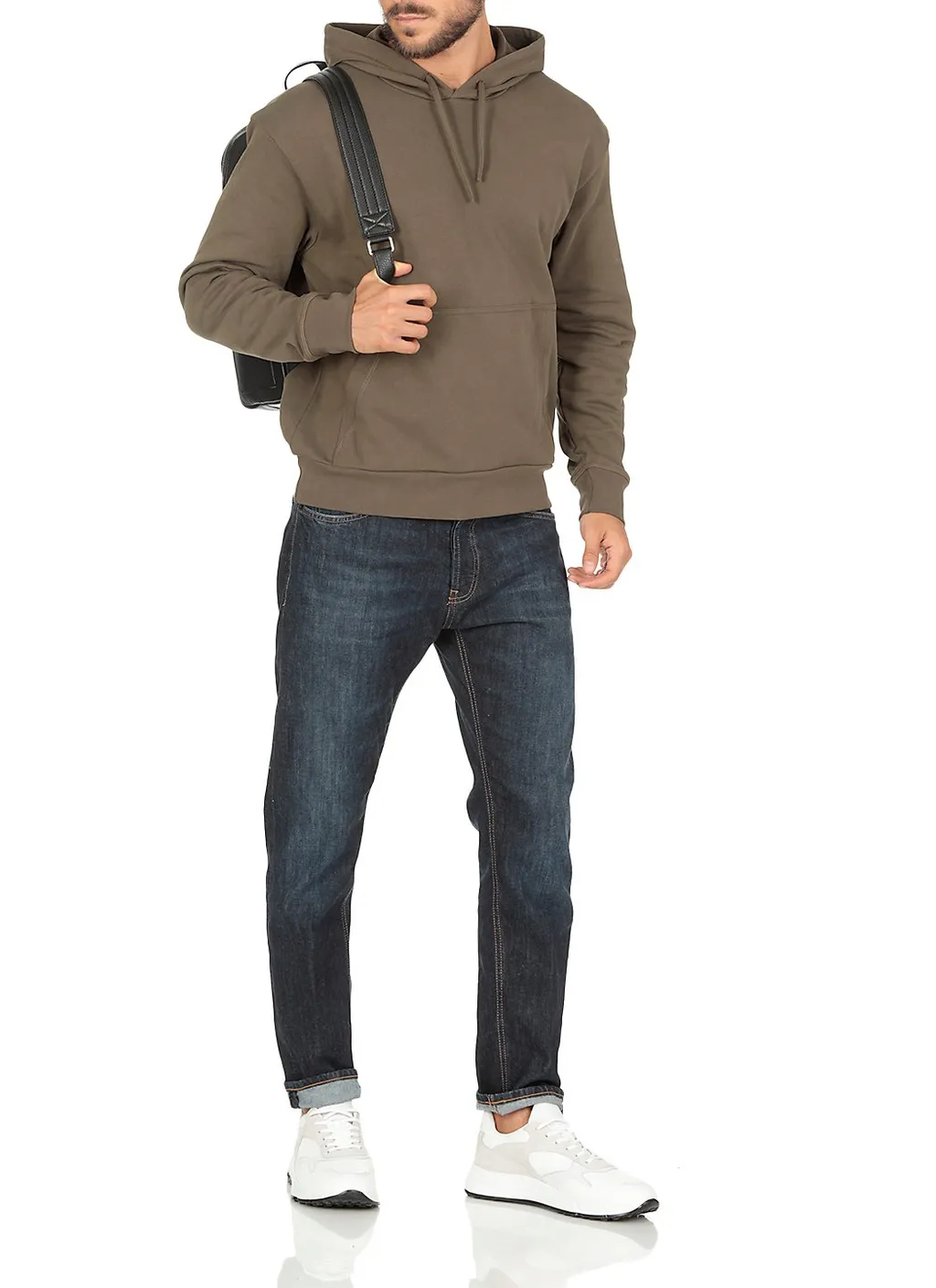 Hogan H86N Drawstring Hoodie