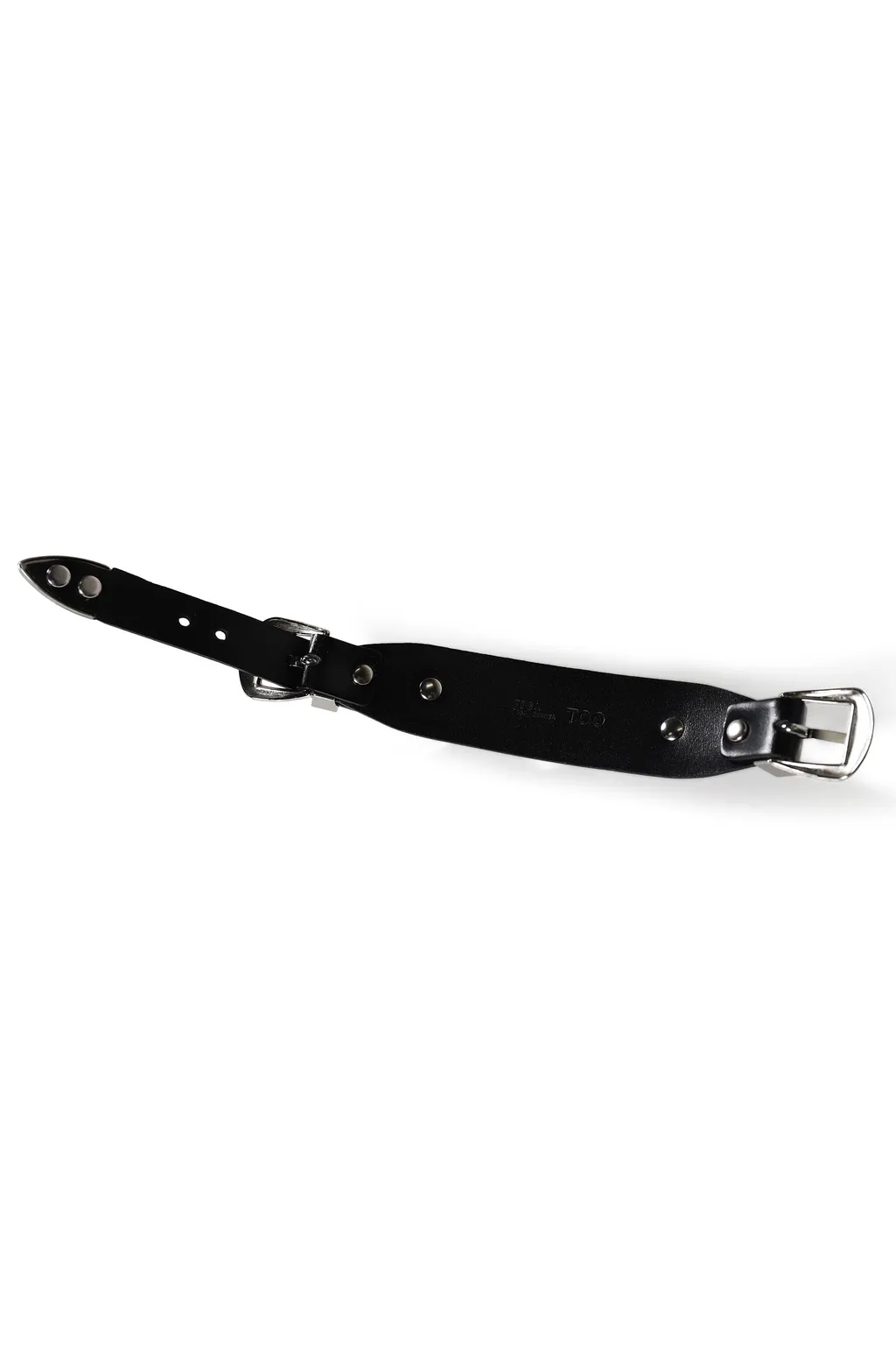Double Buckle Concho Bangle / Blk