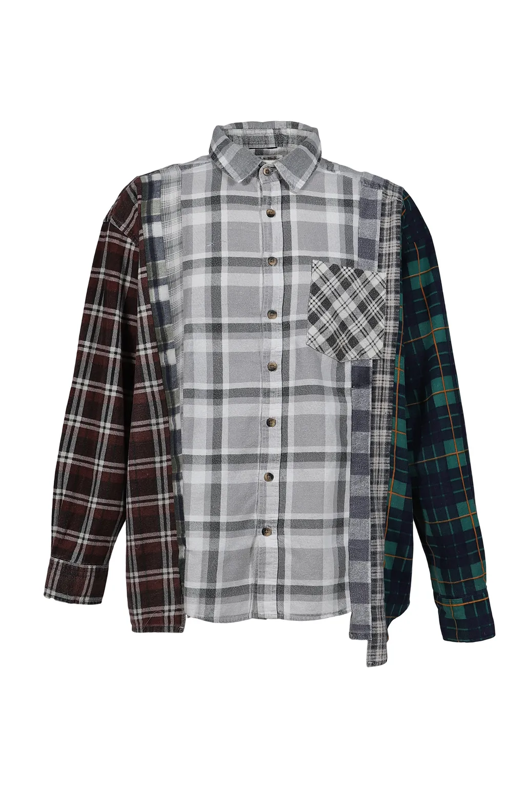 Flannel Shirt -> 7 Cuts Wide Shirt / Assort