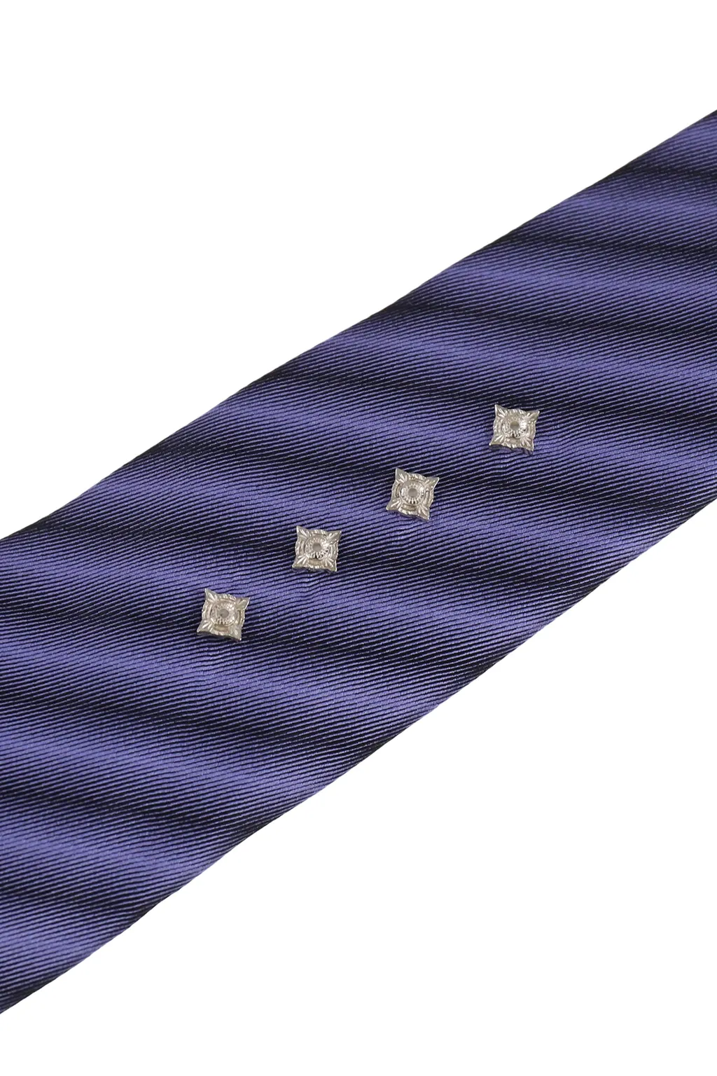 Metal Concho Tie / Pur