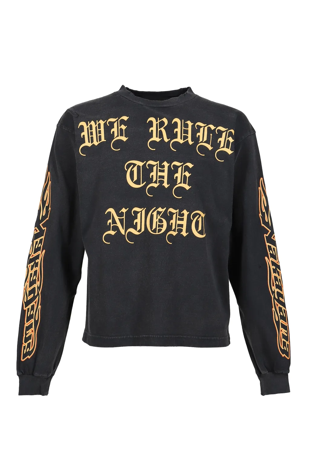 Jn Flame L/S T-Shirts / Blk
