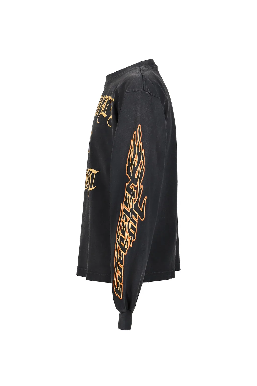 Jn Flame L/S T-Shirts / Blk