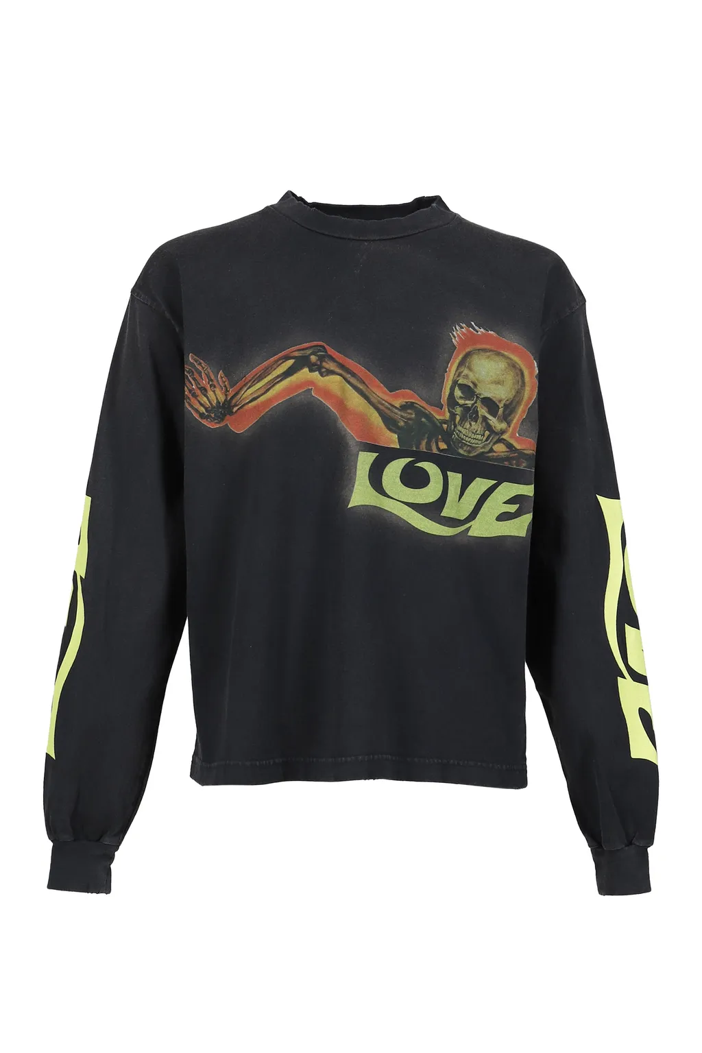 Skull Love L/S T-Shirts / Blk