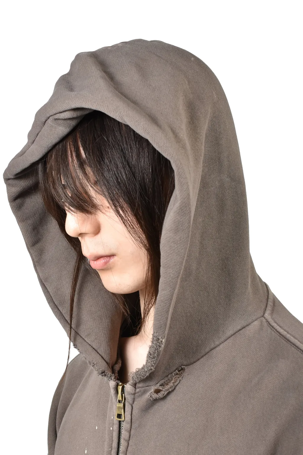 Been Amess Zip Hooded Sweatshirt / Brw