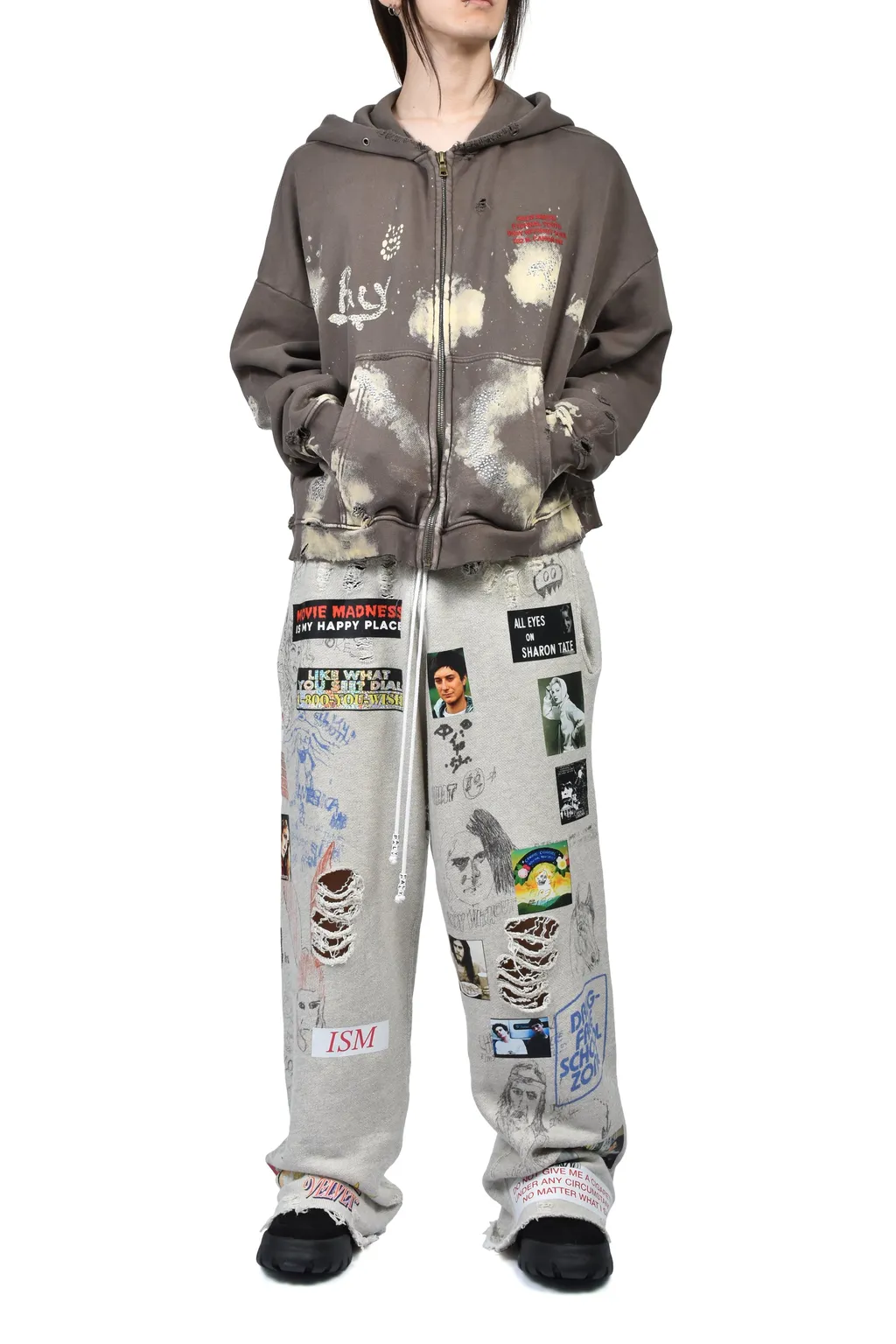 Been Amess Zip Hooded Sweatshirt / Brw