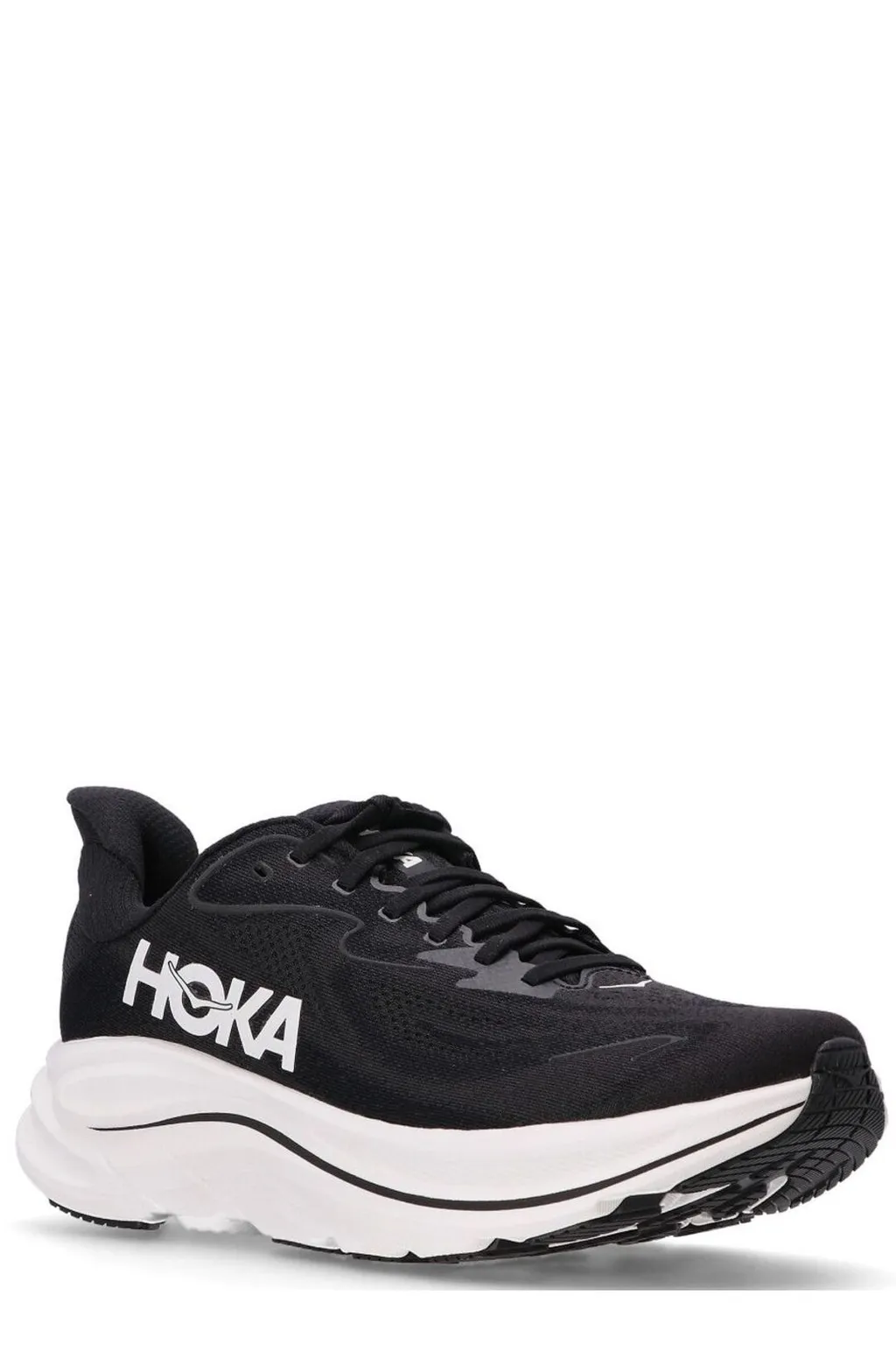 Hoka One One Clifton 10 Lace-Up Sneakers