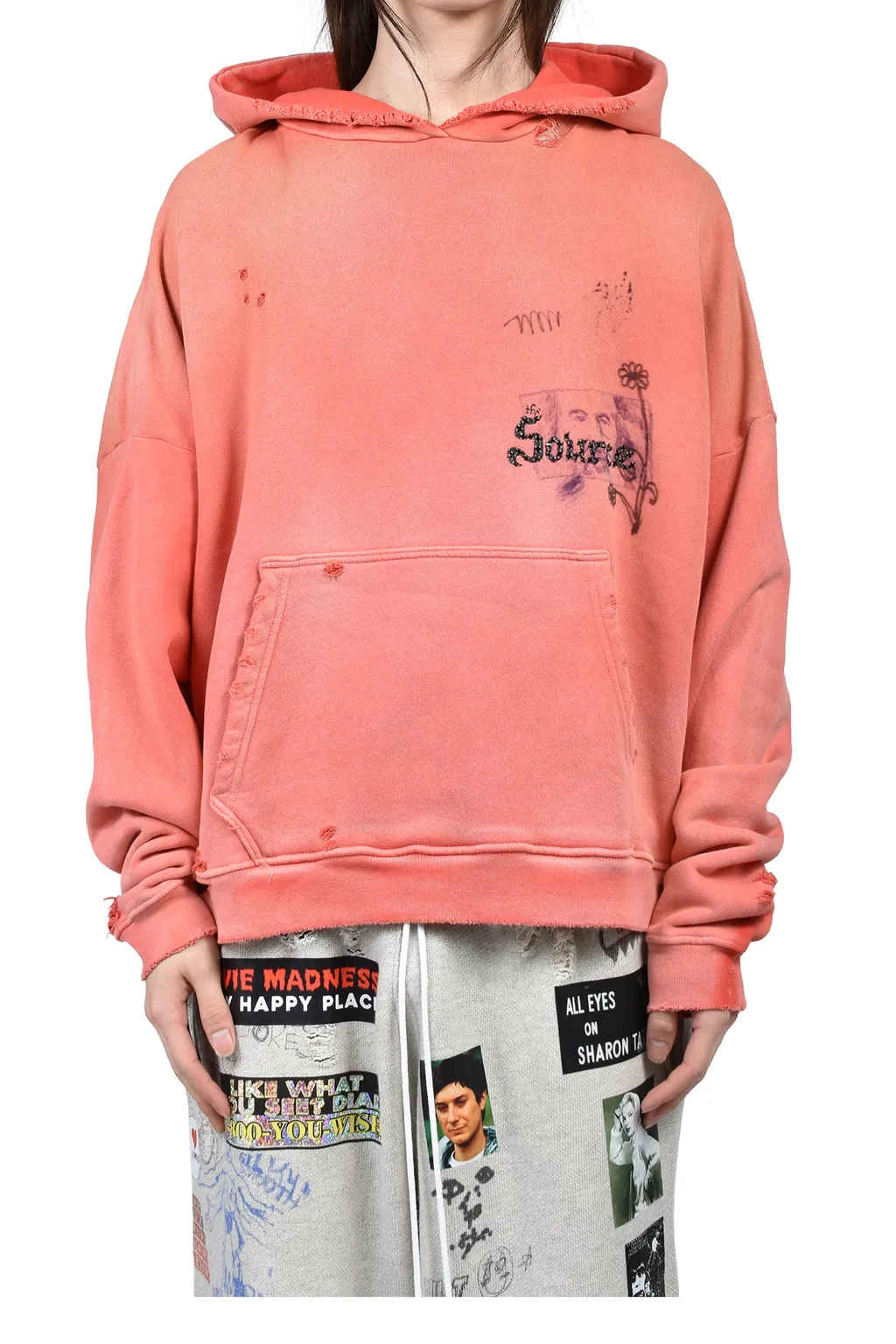 Source Family Hooded Sweatshirt / Red