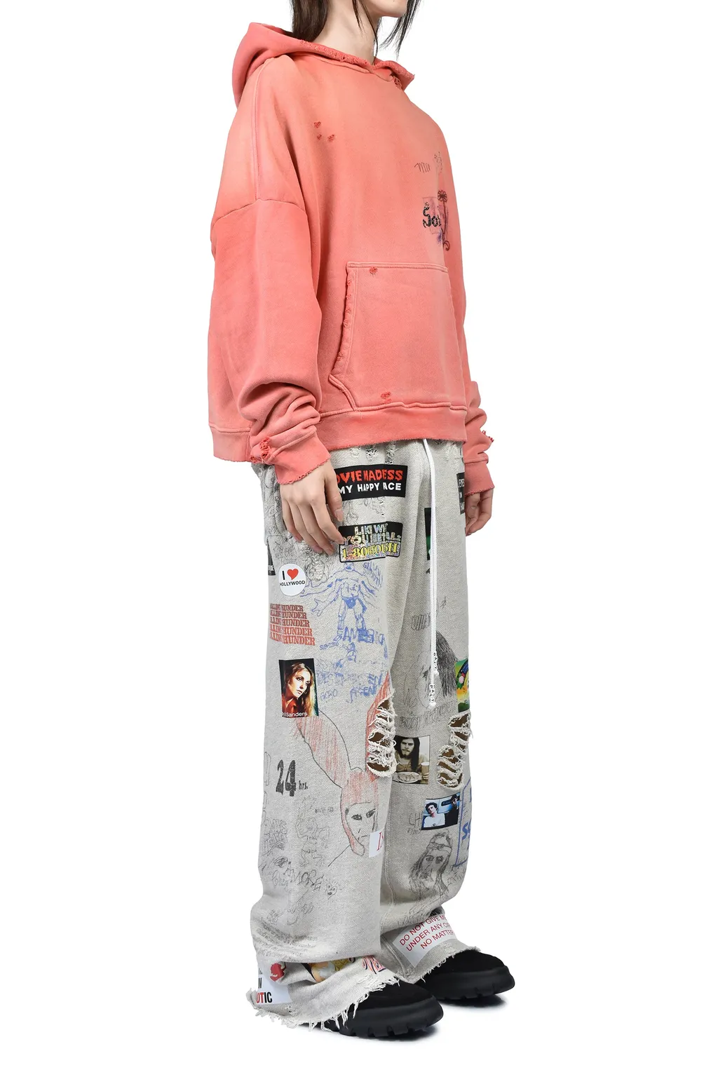Source Family Hooded Sweatshirt / Red