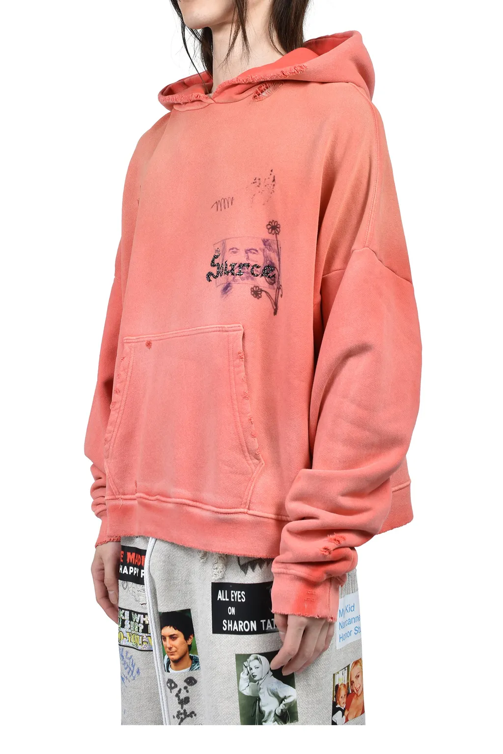 Source Family Hooded Sweatshirt / Red