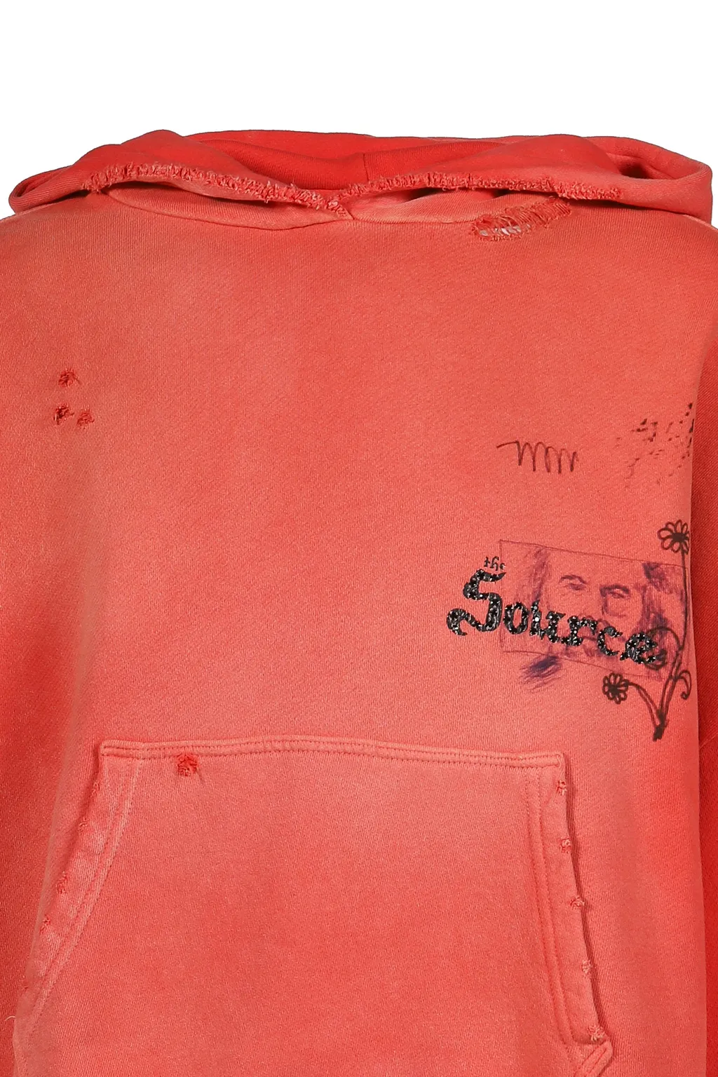 Source Family Hooded Sweatshirt / Red