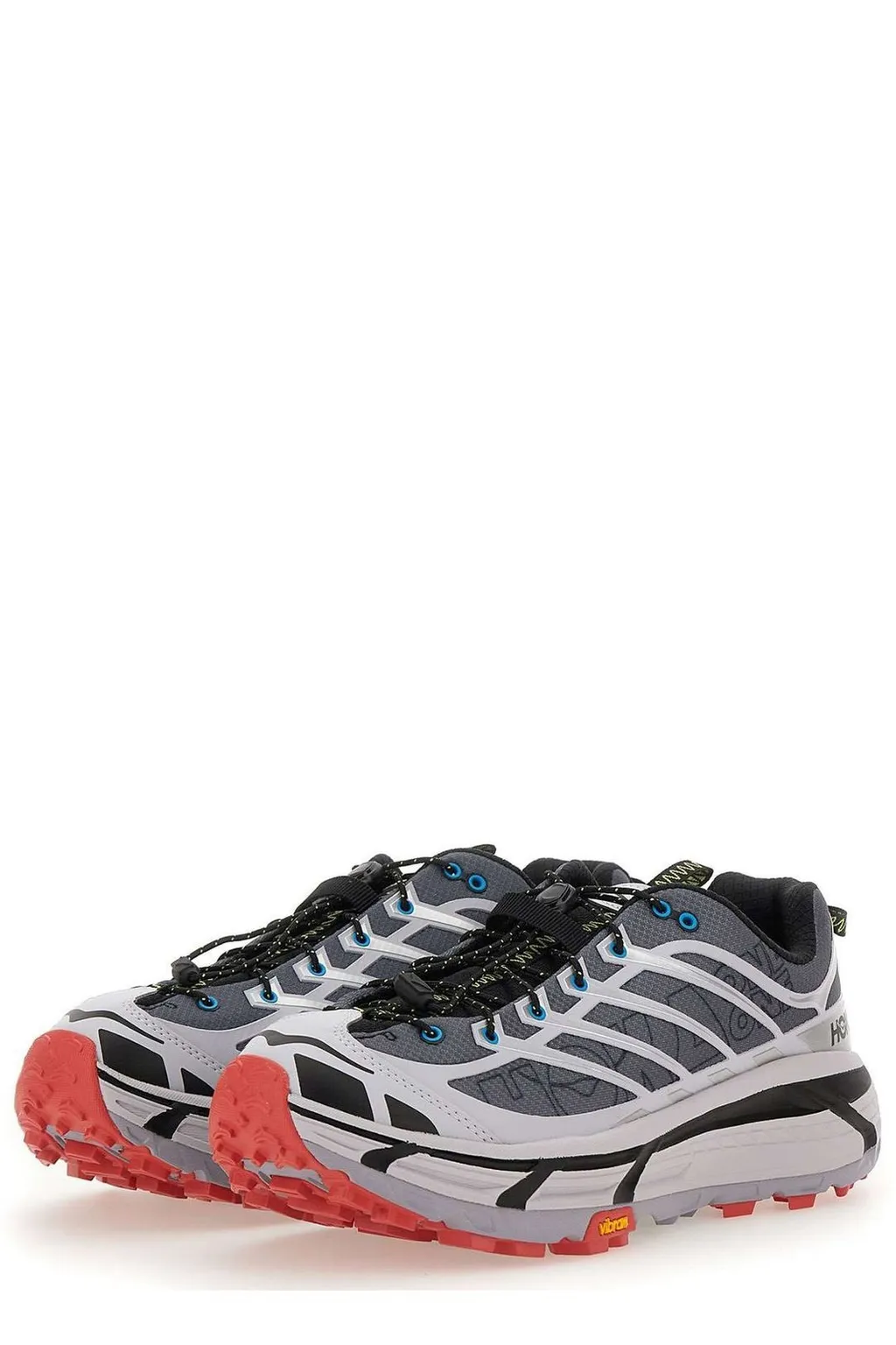 Hoka One One Round Toe Lace-Up Sneakers