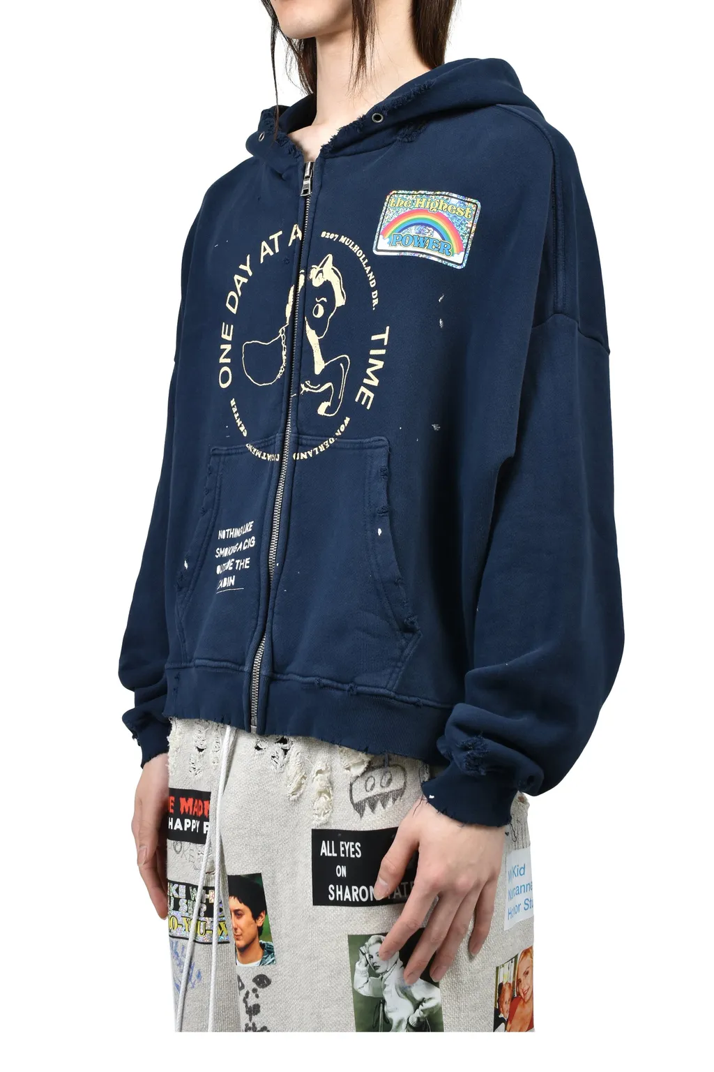 Treatment Center Zip Hooded Sweatshirt / Nvy