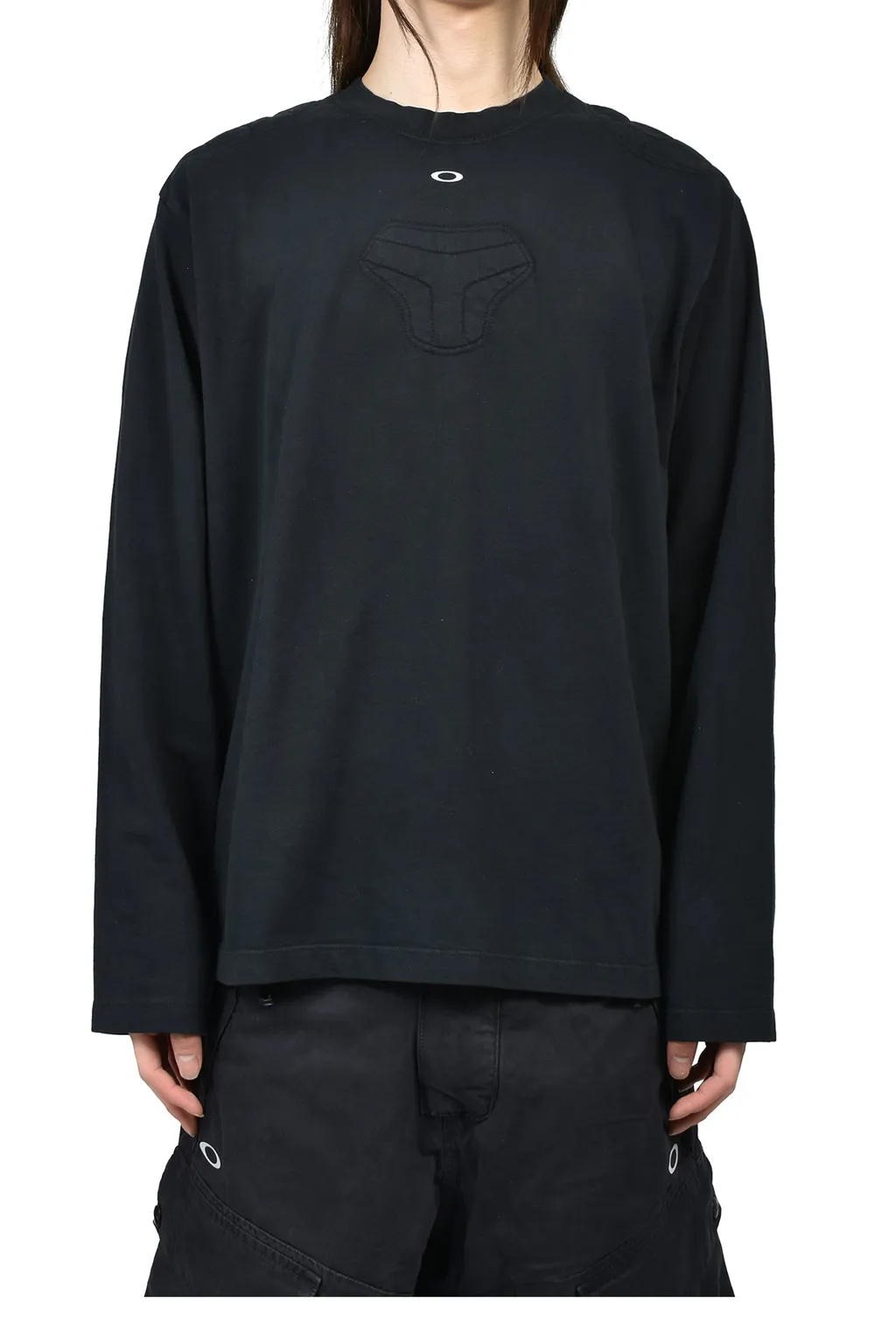 Padded Long Sleeve T-Shirt / Blk