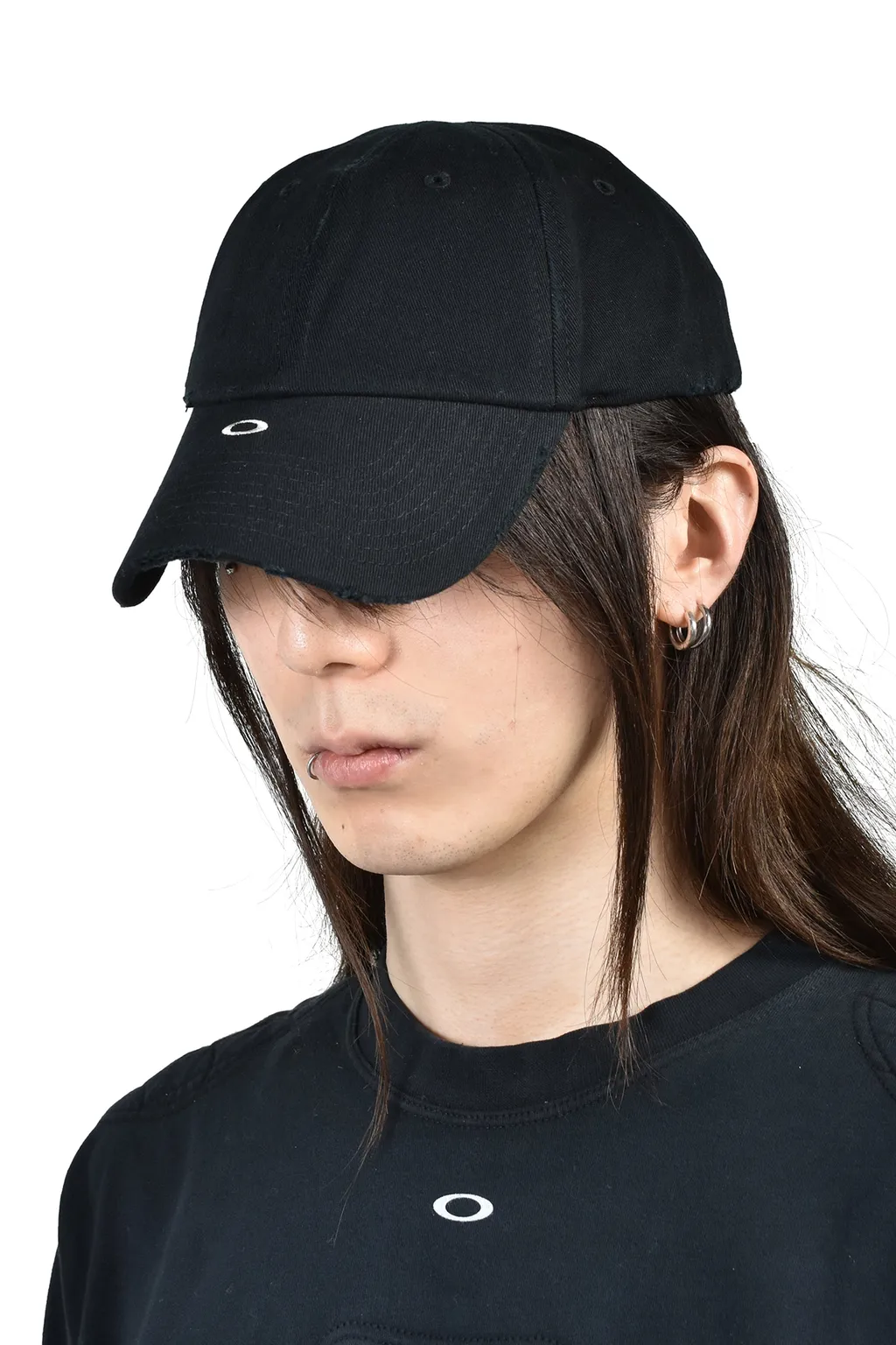 Nano Logo Studded Cap / Blk