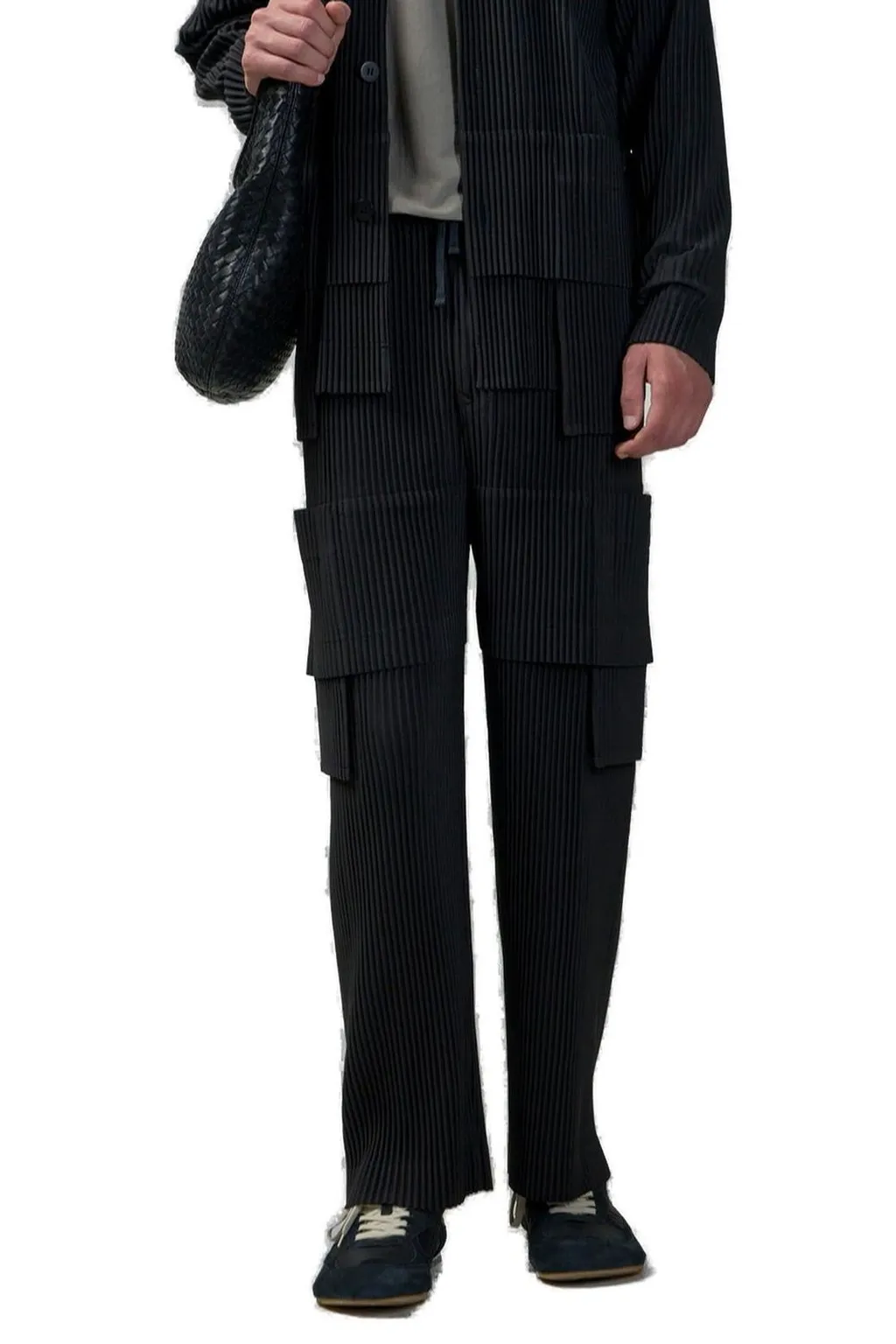 Homme Plissé Issey Miyake Straight-Leg Cargo Trousers