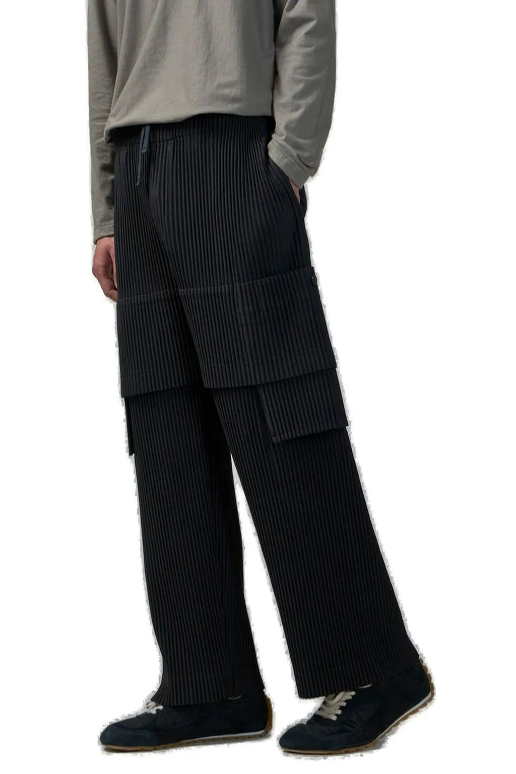 Homme Plissé Issey Miyake Straight-Leg Cargo Trousers