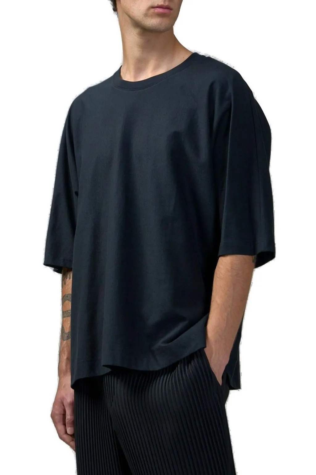 Homme Plissé Issey Miyake Release-T Crewneck T-Shirt
