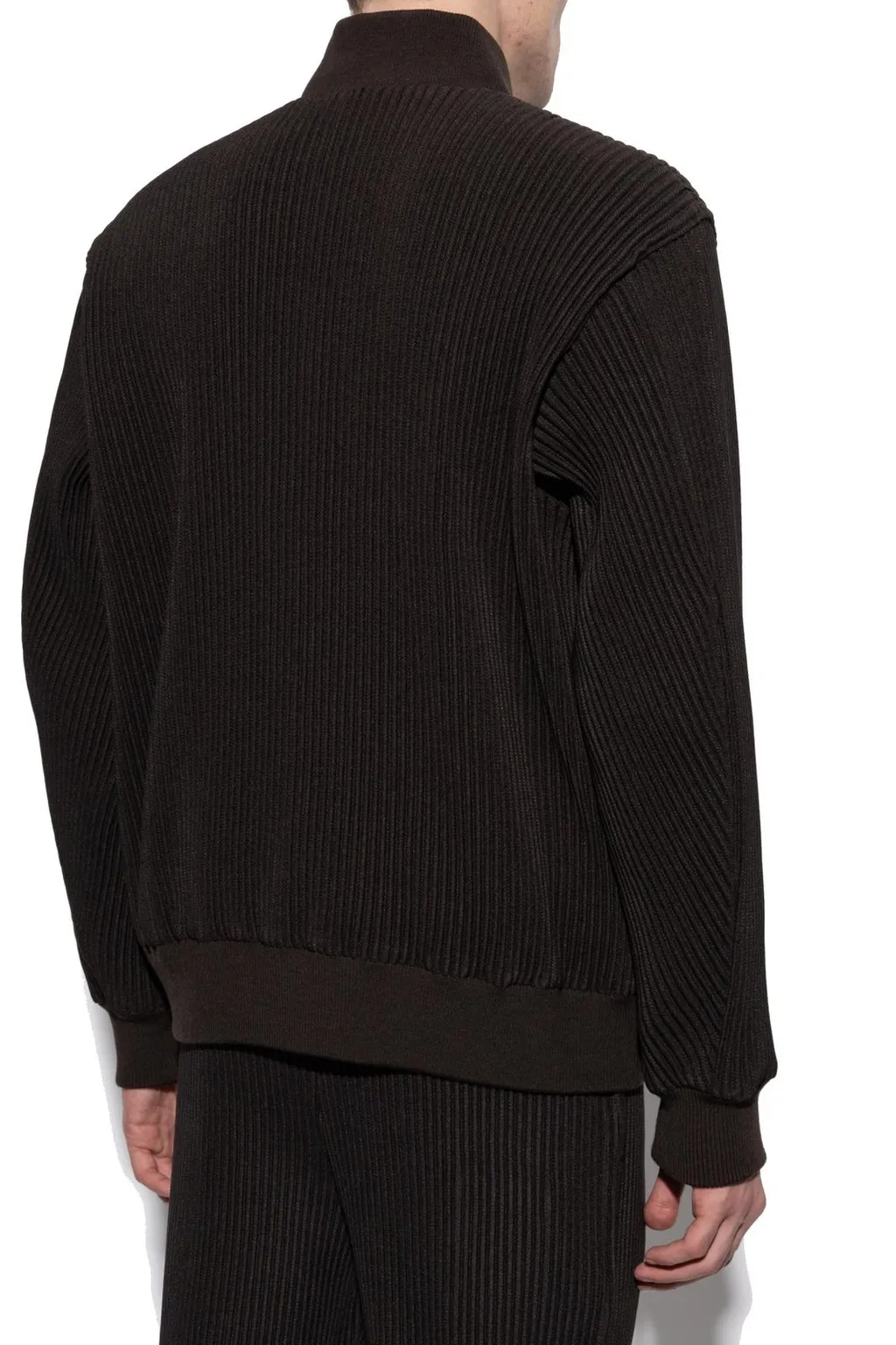 Homme Plissé Issey Miyake Button-Up Pleated Jacket