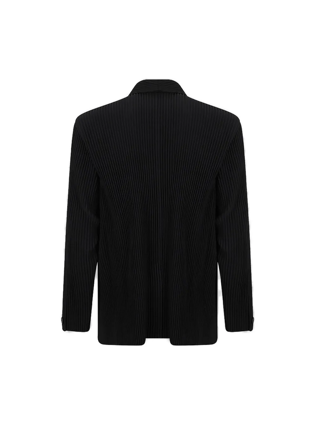 Homme Plissé Issey Miyake Single Breasted Pleated Jacket