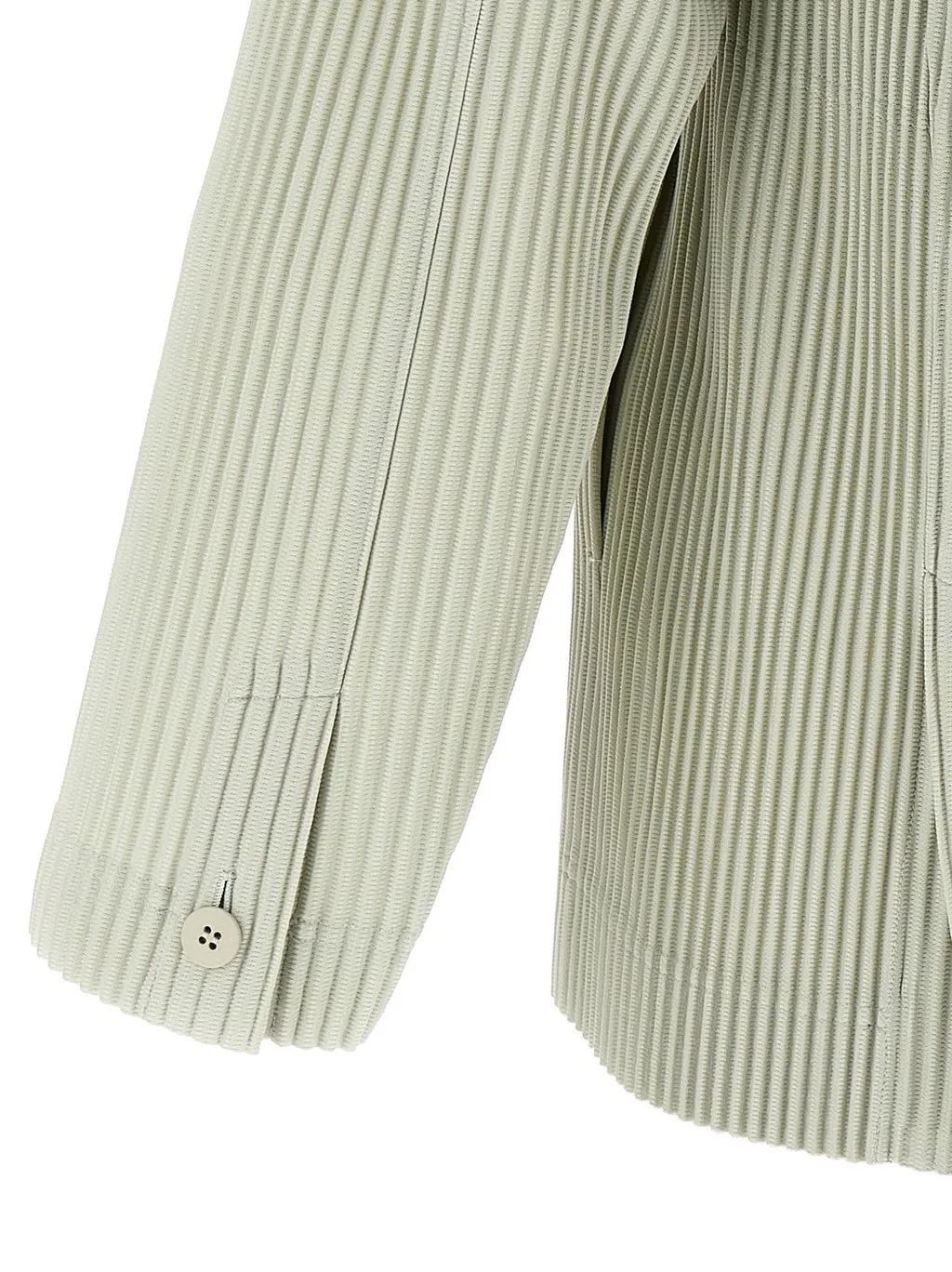 Homme Plissé Issey Miyake Double Breasted Pleated Tailored Blazer