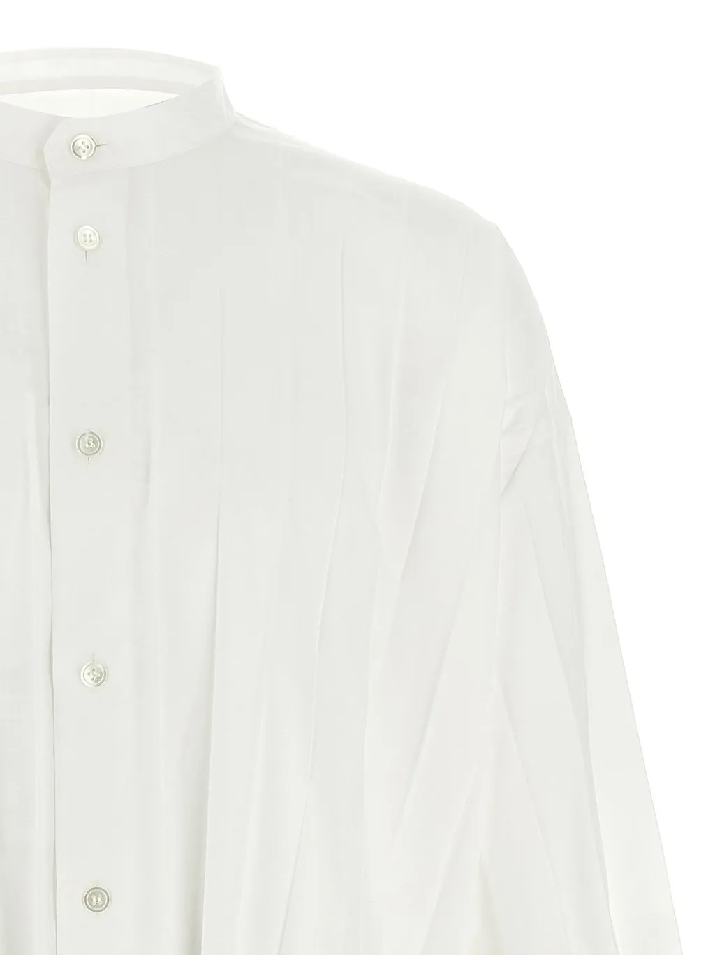 Homme Plissé Issey Miyake Short Sleeved Pleated Edge Shirt