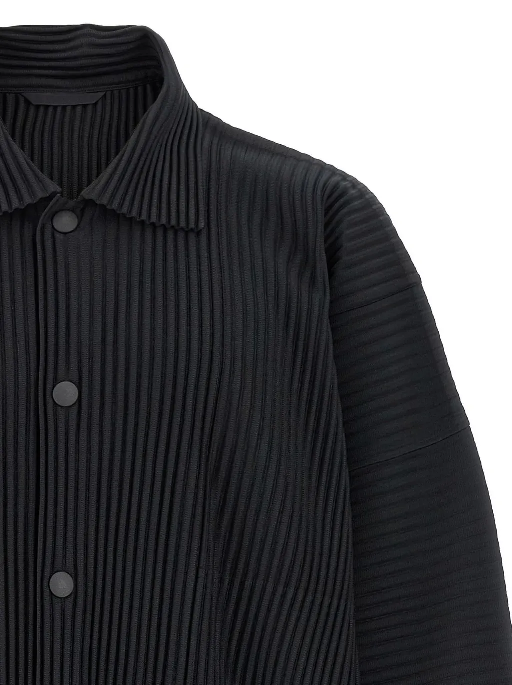 Homme Plissé Issey Miyake Pleated Button-Up Shirt