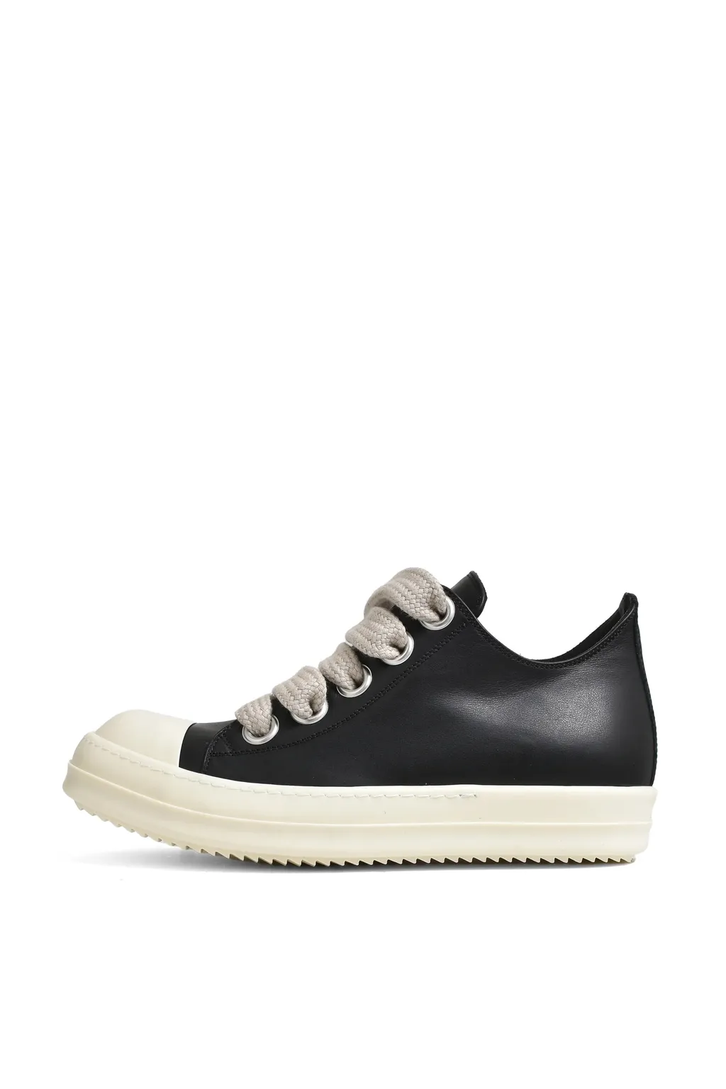 Jumbolace Low Sneaks / Black/Milk/Milk