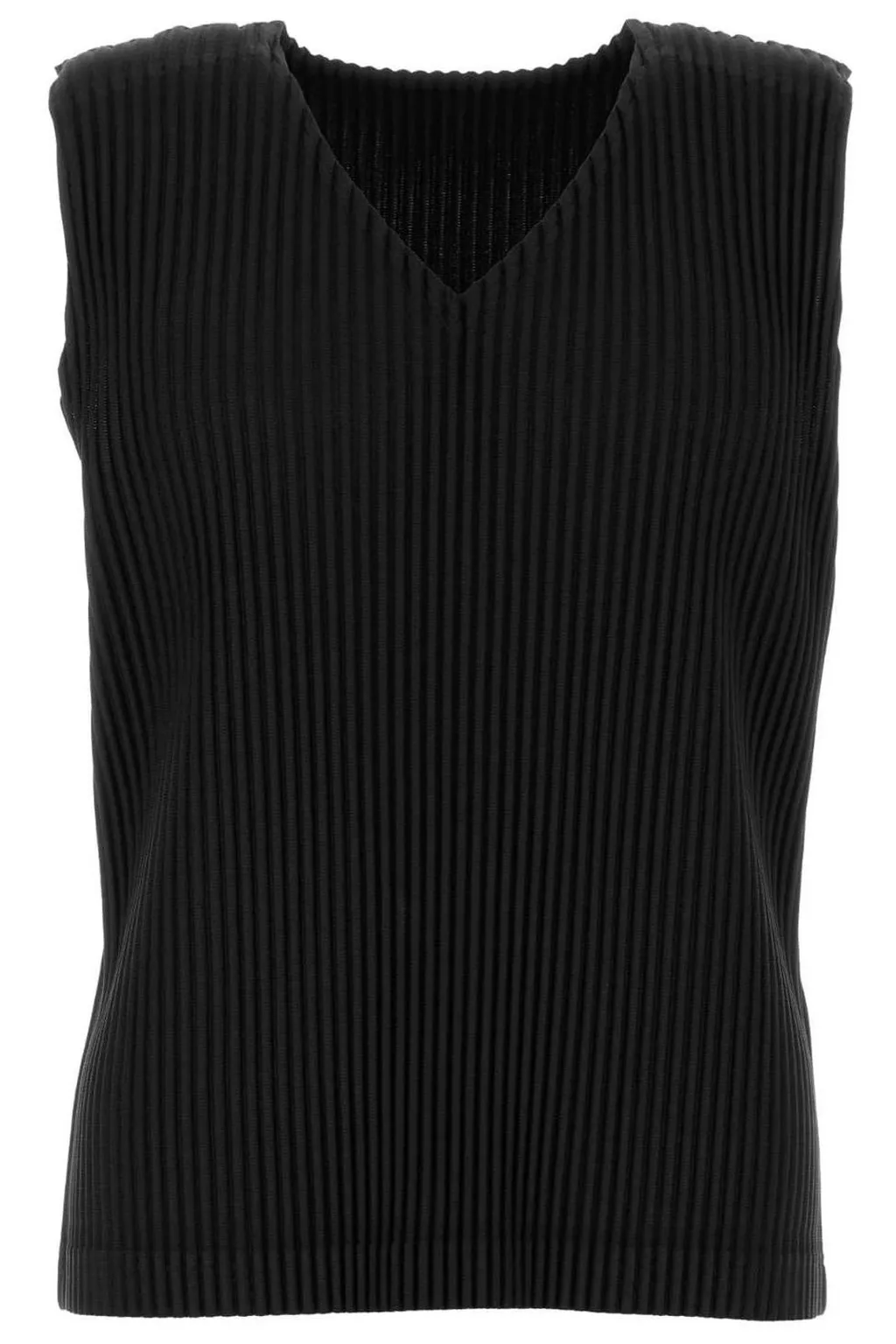 Homme Plissé Issey Miyake V-Neck Pleated Vest