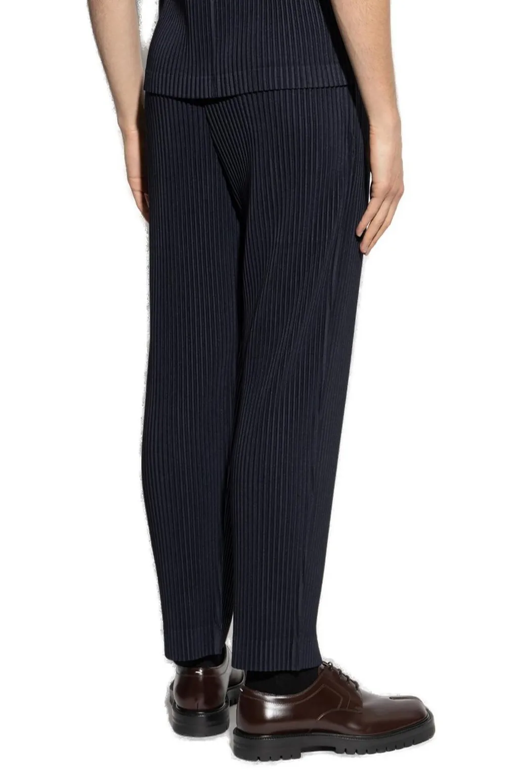 Homme Plissé Issey Miyake Pleated Tapered Trousers