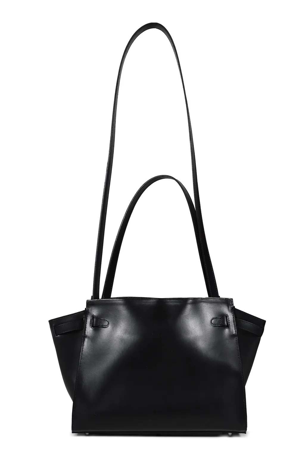 Leather Shoulder Bag / Blk Ita