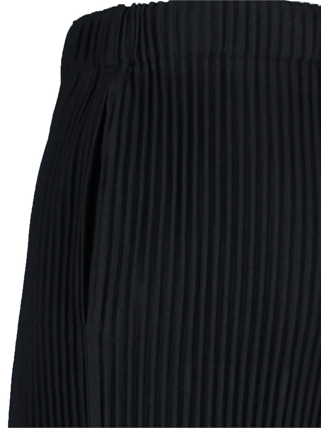 Homme Plissé Issey Miyake Pleated Tapered Leg Trousers