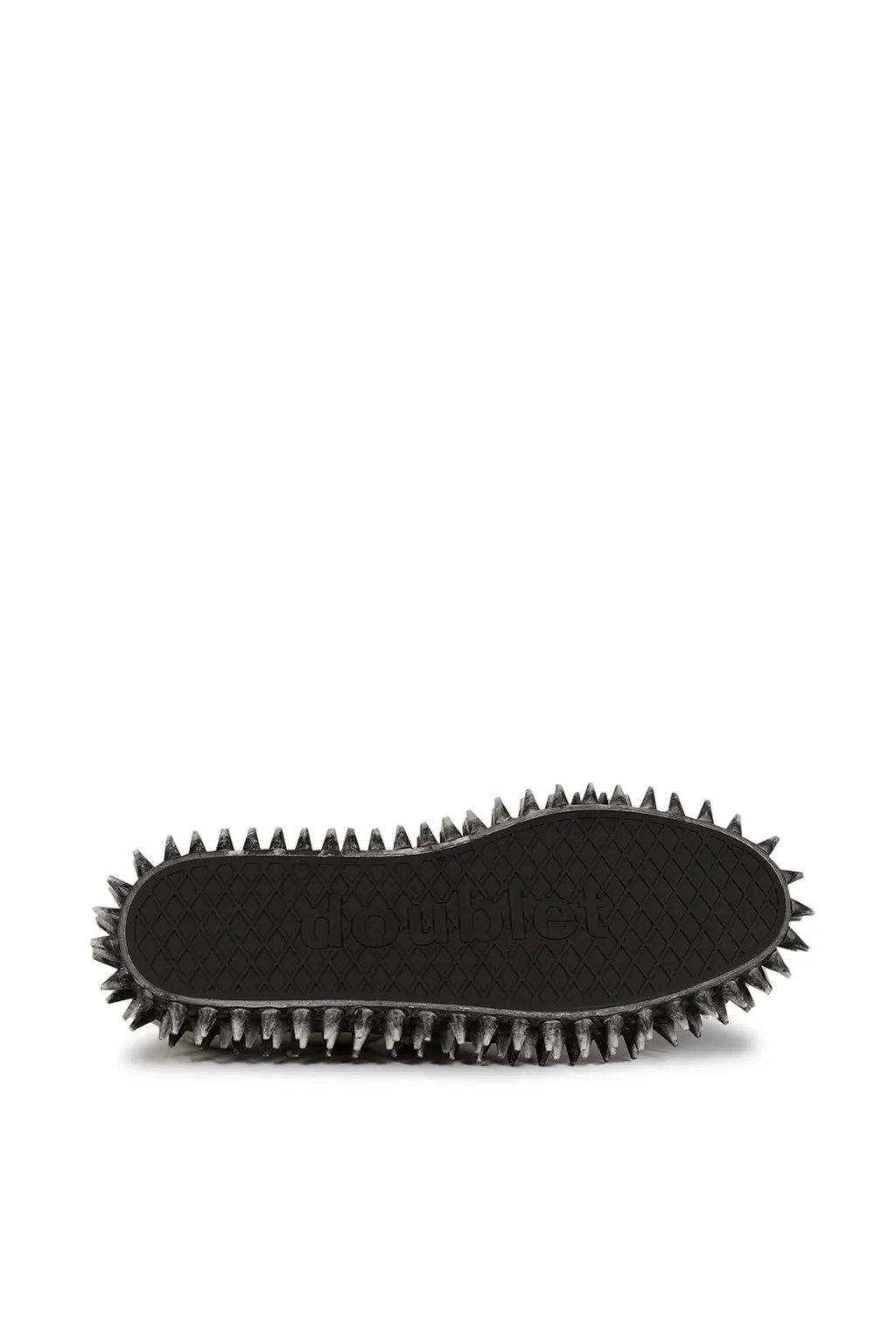 Dirty Spike Toe Cap Canvas Sneaker / Wht