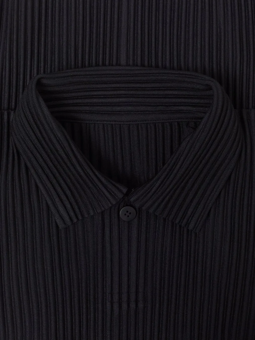 Homme Plissé Issey Miyake Mc October Pleated Polo Shirt