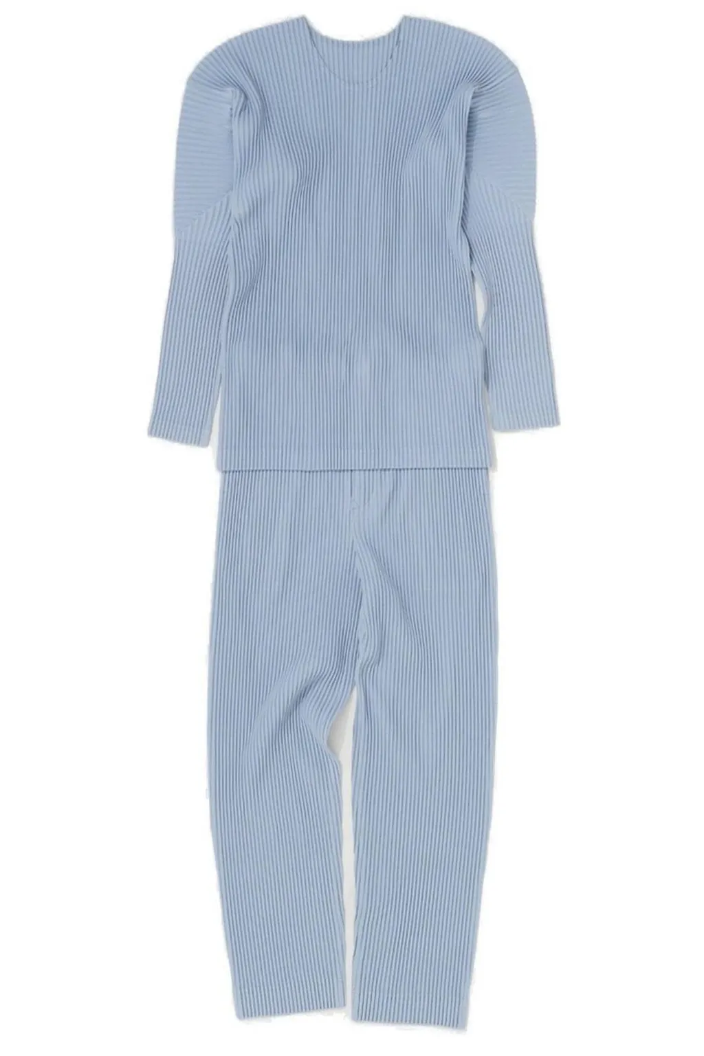 Homme Plissé Issey Miyake Elastic Waist Ribbed Trousers