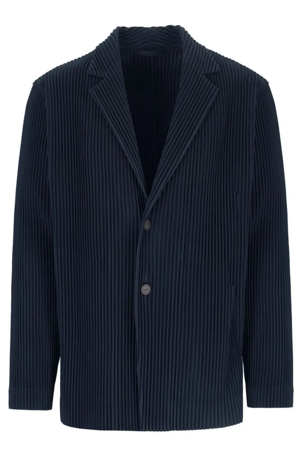 Homme Plissé Issey Miyake Single-Breasted V-Neck Blazer