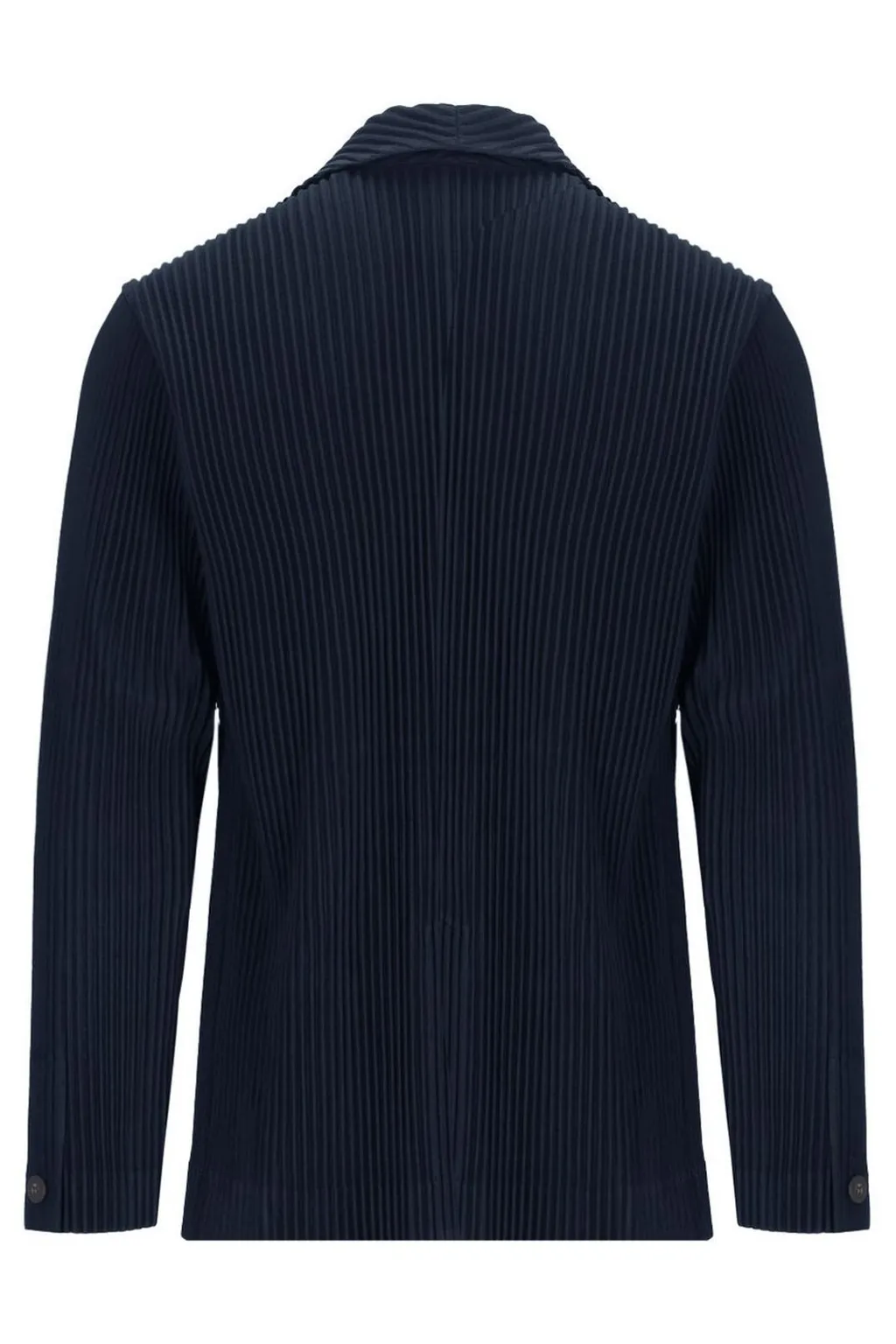 Homme Plissé Issey Miyake Single-Breasted V-Neck Blazer