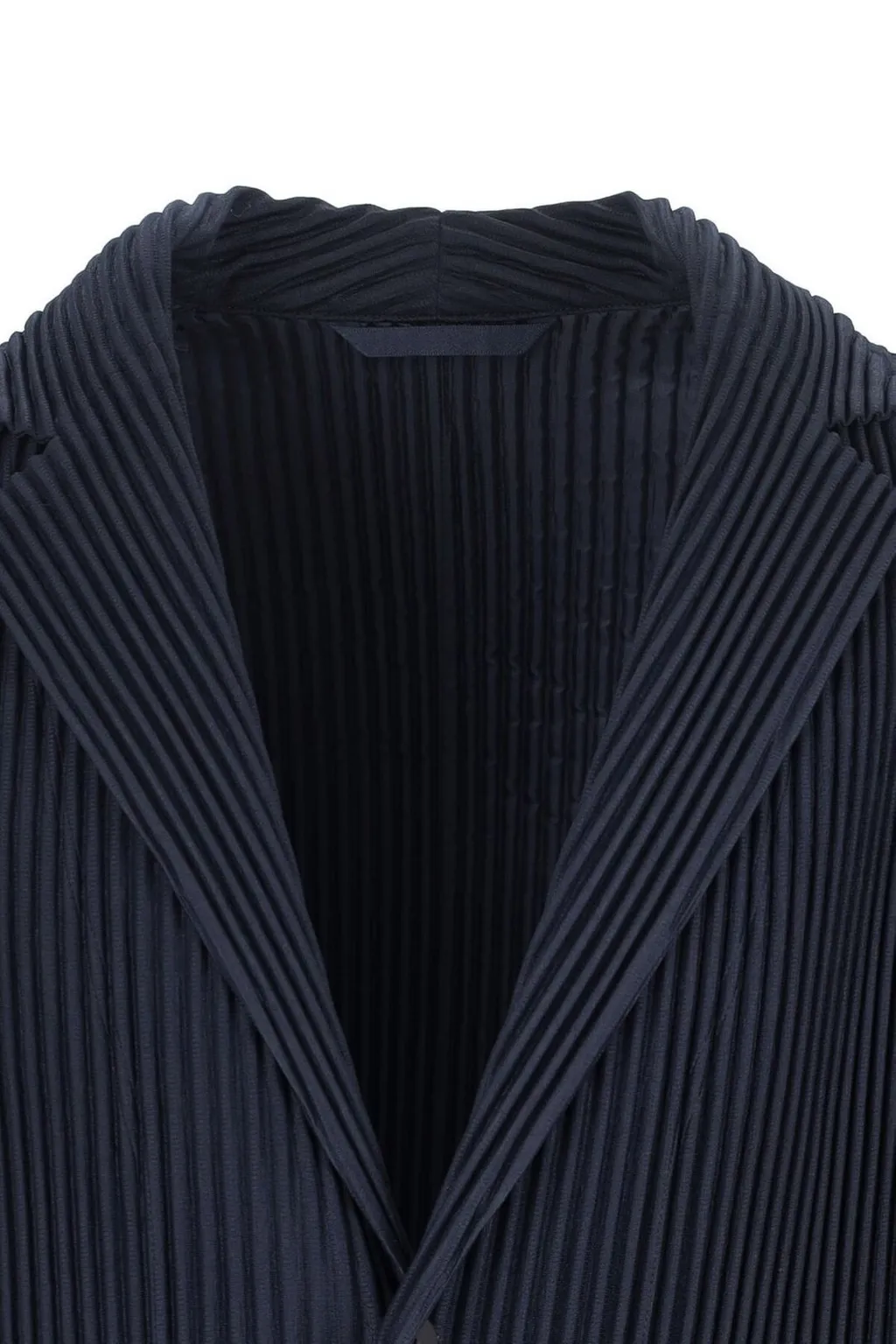 Homme Plissé Issey Miyake Single-Breasted V-Neck Blazer