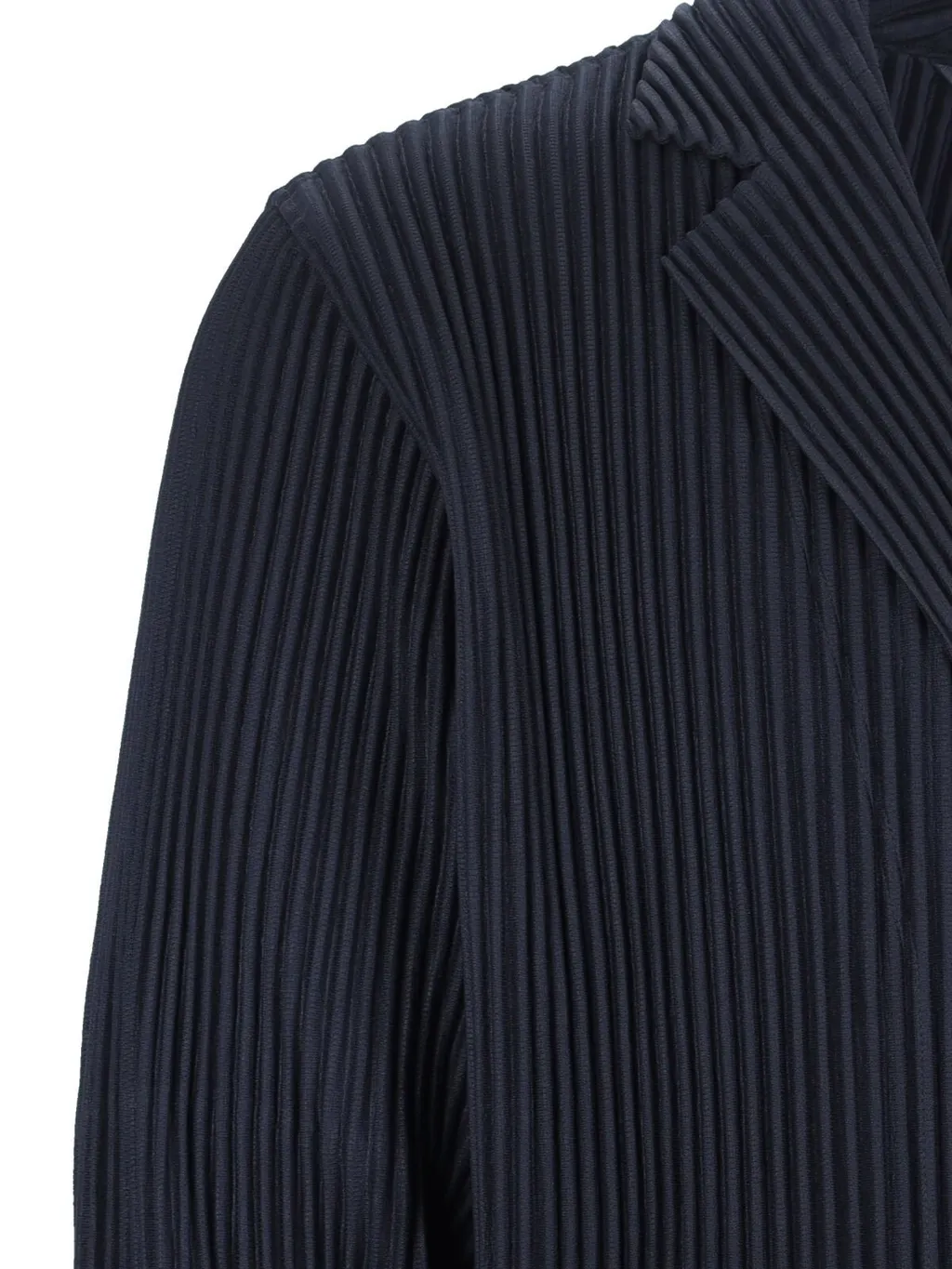 Homme Plissé Issey Miyake Single-Breasted V-Neck Blazer