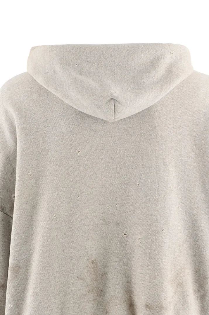 Zip Hoodie/Double Face / Gry