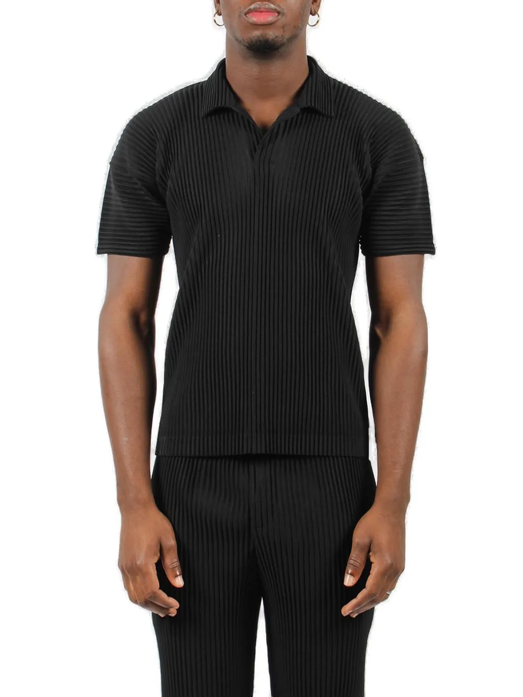 Homme Plissé Issey Miyake Pleated Polo Shirt