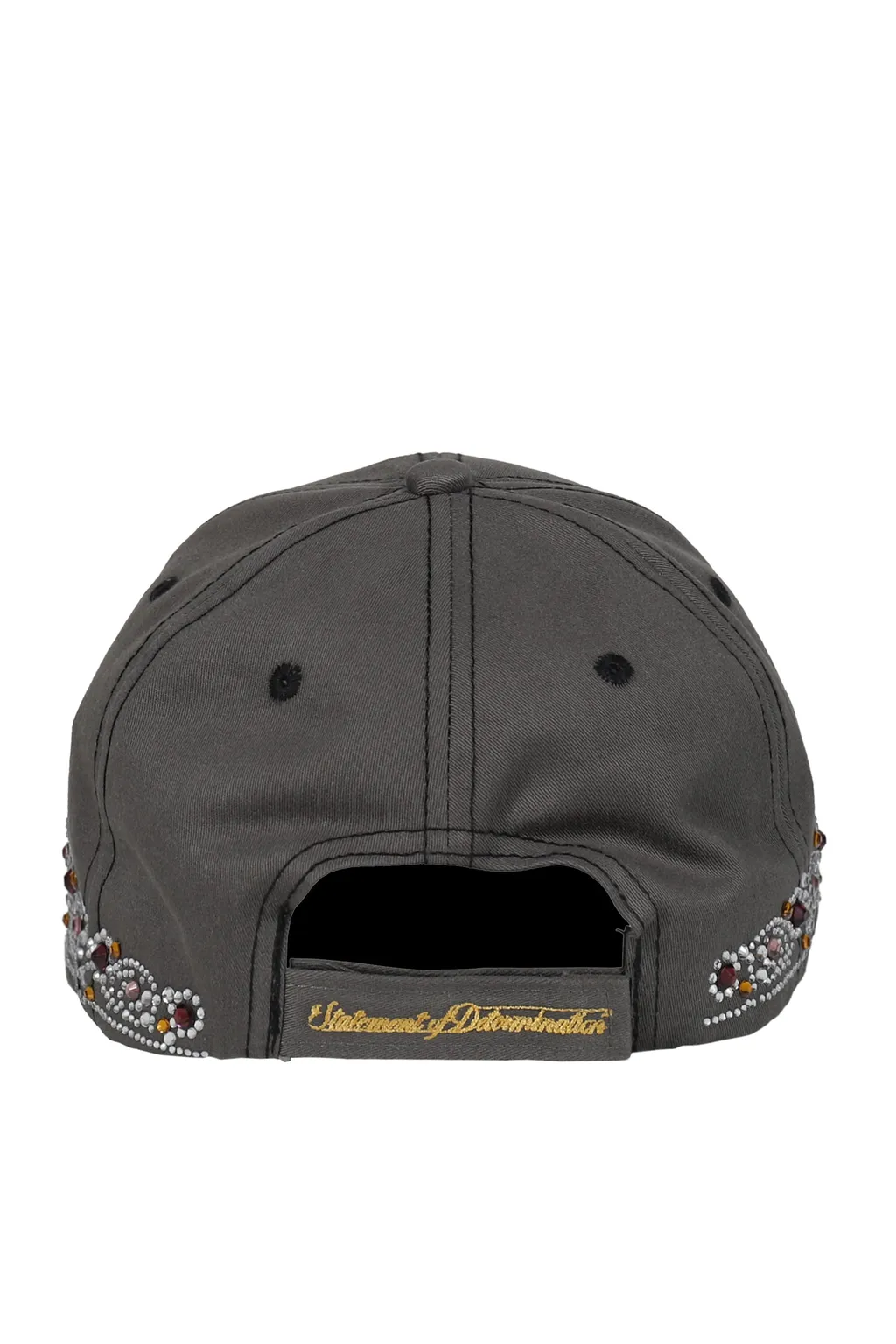 Rhinestone Tiara Cap / Dark Gry