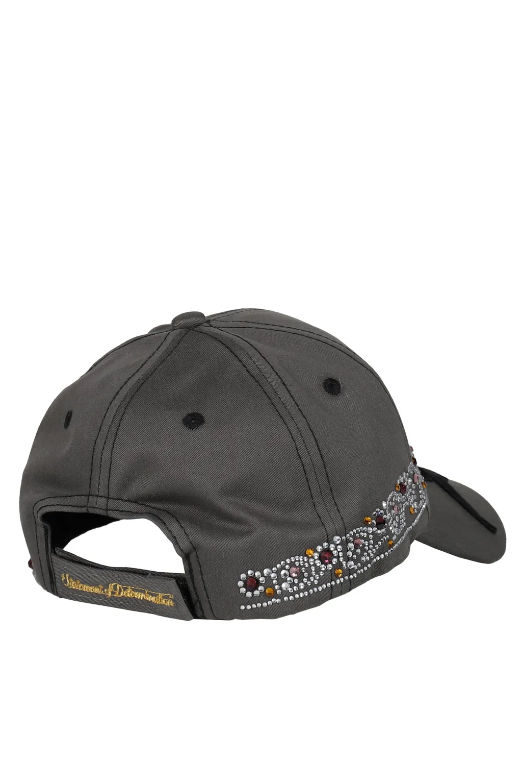 Rhinestone Tiara Cap / Dark Gry