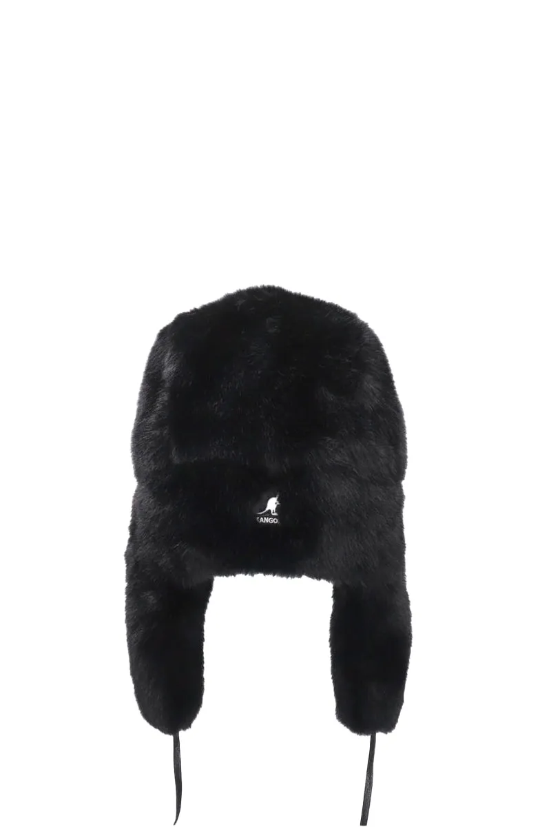Faux Fur Trapper / Blk
