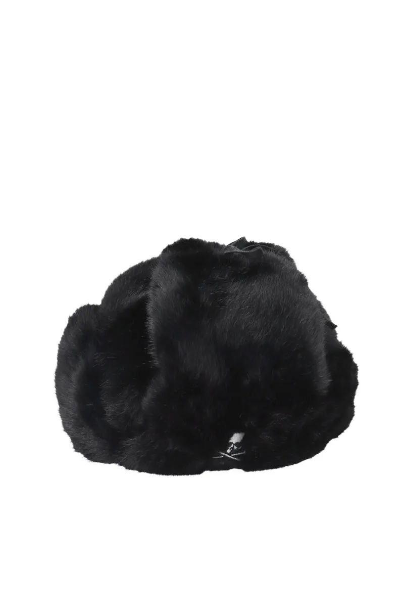 Faux Fur Trapper / Blk