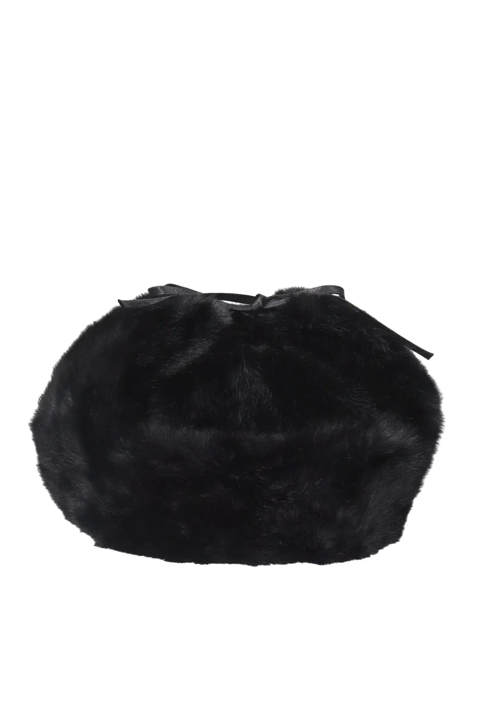 Faux Fur Trapper / Blk