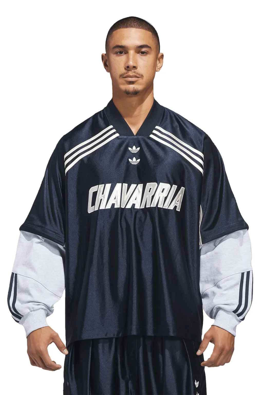 Dazzle Jersey / Light Gry Heather/Legend Ink